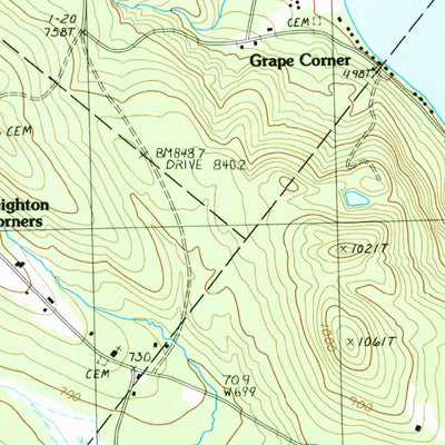 United States Geological Survey Ossipee, NH (1987, 24000-Scale) digital map