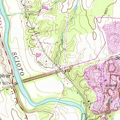 United States Geological Survey Ostrander, OH (1961, 24000-Scale) digital map