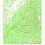 United States Geological Survey Oswald Dome, TN (1967, 24000-Scale) digital map