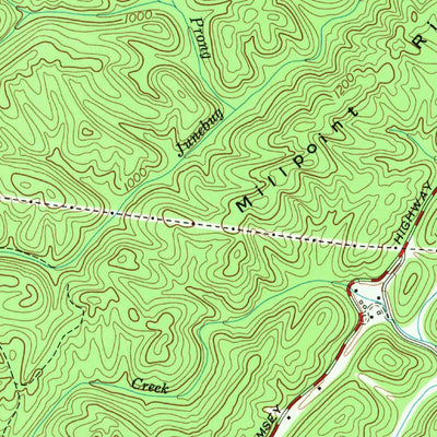 United States Geological Survey Oswald Dome, TN (1967, 24000-Scale) digital map