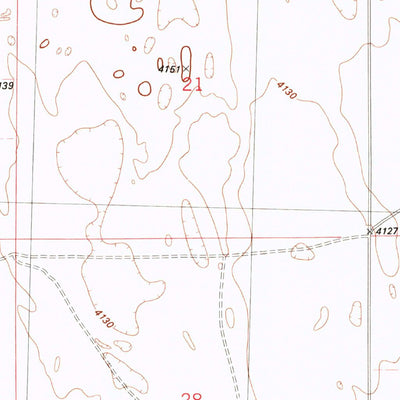 United States Geological Survey Oswald Ranch, CO (1982, 24000-Scale) digital map