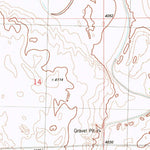 United States Geological Survey Oswald Ranch, CO (1982, 24000-Scale) digital map