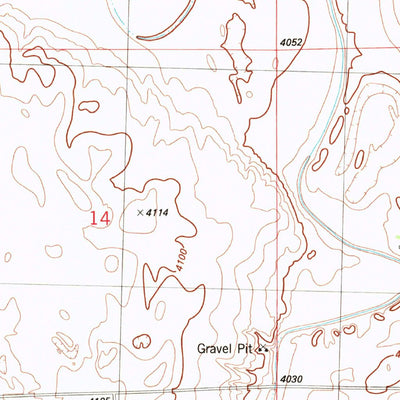 United States Geological Survey Oswald Ranch, CO (1982, 24000-Scale) digital map
