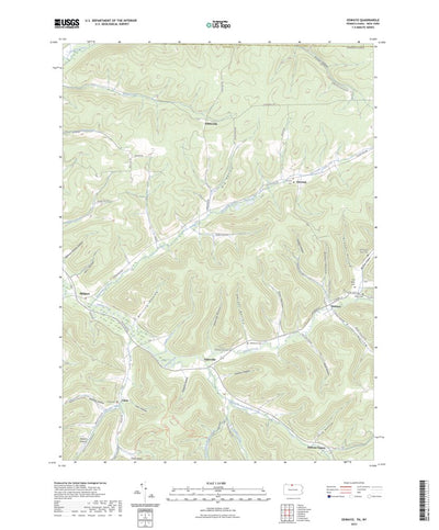 United States Geological Survey Oswayo, PA (2023, 24000-Scale) digital map