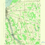 United States Geological Survey Oswego East, NY (1943, 31680-Scale) digital map