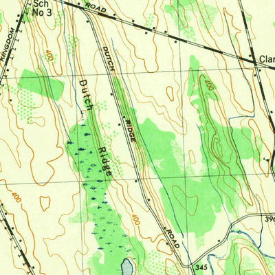 United States Geological Survey Oswego East, NY (1943, 31680-Scale) digital map