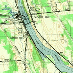 United States Geological Survey Oswego East, NY (1943, 31680-Scale) digital map