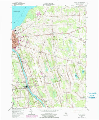 United States Geological Survey Oswego East, NY (1954, 24000-Scale) digital map
