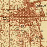 United States Geological Survey Oswego, KS (1946, 48000-Scale) digital map