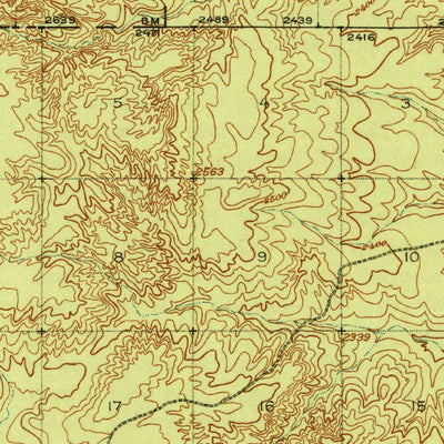 United States Geological Survey Oswego, MT (1915, 62500-Scale) digital map