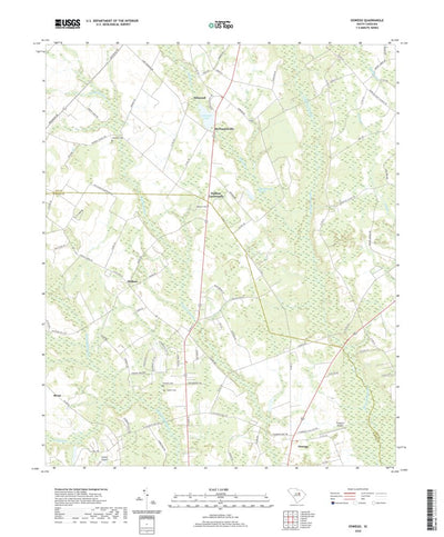 United States Geological Survey Oswego, SC (2020, 24000-Scale) digital map