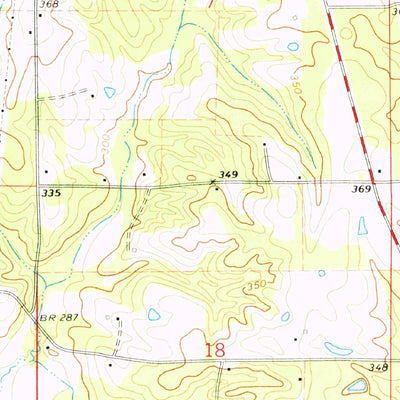 United States Geological Survey Osyka, MS-LA (1972, 24000-Scale) digital map