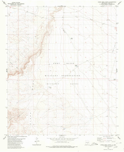 United States Geological Survey Otero Mesa North, NM (1980, 24000-Scale) digital map