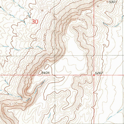 United States Geological Survey Otero Mesa North, NM (1980, 24000-Scale) digital map