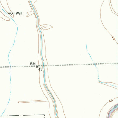 United States Geological Survey Otey, TX (1953, 24000-Scale) digital map
