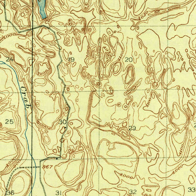 United States Geological Survey Othello, WA (1924, 62500-Scale) digital map