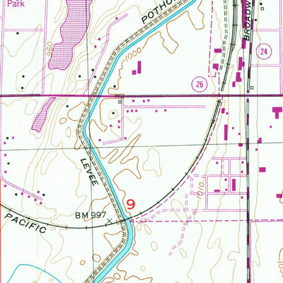United States Geological Survey Othello, WA (1954, 24000-Scale) digital map