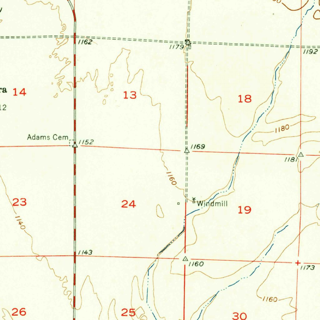 Othello, WA (1954, 62500-Scale) Map by United States Geological Survey ...