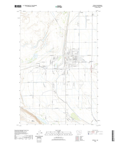 United States Geological Survey Othello, WA (2020, 24000-Scale) digital map