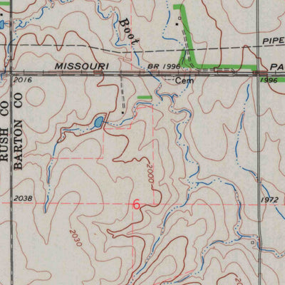 United States Geological Survey Otis, KS (1965, 24000-Scale) digital map