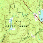 United States Geological Survey Otis, MA (1973, 24000-Scale) digital map