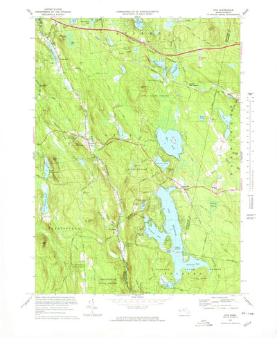 United States Geological Survey Otis, MA (1973, 25000-Scale) digital map