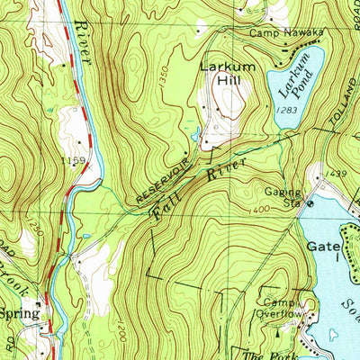 United States Geological Survey Otis, MA (1973, 25000-Scale) digital map