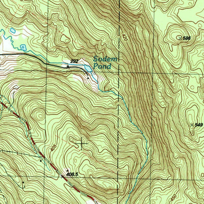 United States Geological Survey Otis, MA (1987, 25000-Scale) digital map