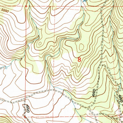 United States Geological Survey Otis Mountain, OR (1999, 24000-Scale) digital map