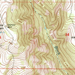 United States Geological Survey Otis Mountain, OR (1999, 24000-Scale) digital map