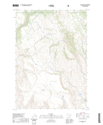 United States Geological Survey Otis Mountain, OR (2023, 24000-Scale) digital map