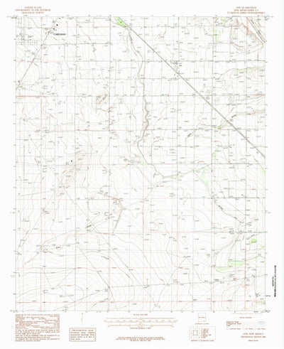 United States Geological Survey Otis, NM (1985, 24000-Scale) digital map
