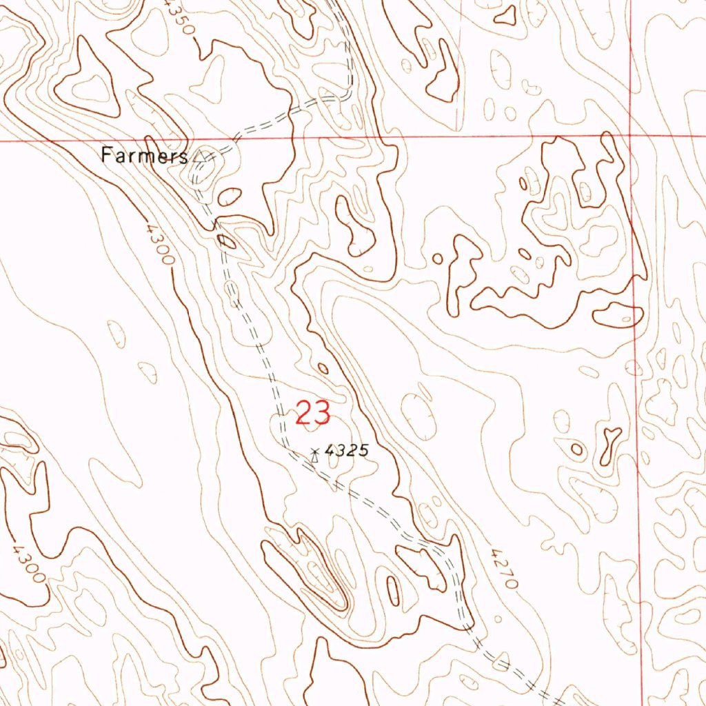 Otis Ridge Map Otis SE, CO (1972, 24000-Scale) Map by United States Geological Survey ...