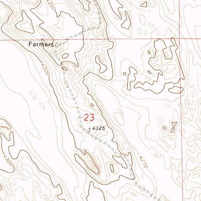 United States Geological Survey Otis SE, CO (1972, 24000-Scale) digital map