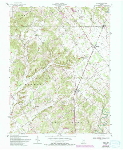 United States Geological Survey Otisco, IN (1956, 24000-Scale) digital map