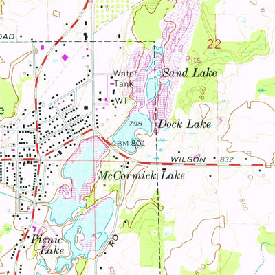 United States Geological Survey Otisville, MI (1969, 24000-Scale) digital map