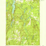 United States Geological Survey Otsego Lake, MI (1949, 62500-Scale) digital map