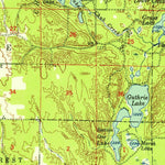 United States Geological Survey Otsego Lake, MI (1949, 62500-Scale) digital map