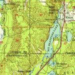 United States Geological Survey Otsego Lake, MI (1949, 62500-Scale) digital map