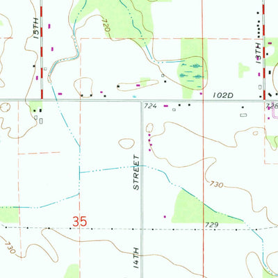 United States Geological Survey Otsego, MI (1967, 24000-Scale) digital map