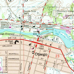 United States Geological Survey Otsego, MI (1967, 24000-Scale) digital map
