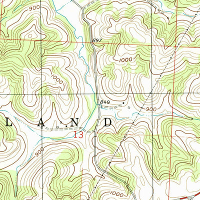 United States Geological Survey Otsego, OH (1994, 24000-Scale) digital map