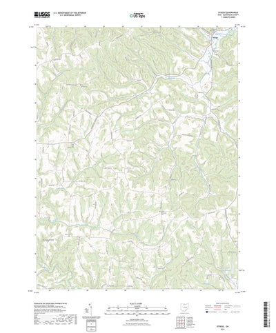 United States Geological Survey Otsego, OH (2023, 24000-Scale) digital map