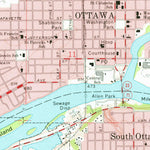 United States Geological Survey Ottawa, IL (1970, 24000-Scale) digital map