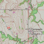 United States Geological Survey Ottawa North, KS (1956, 24000-Scale) digital map