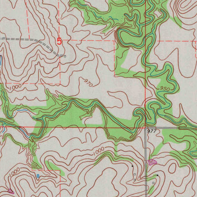 United States Geological Survey Ottawa NW, KS (1965, 24000-Scale) digital map
