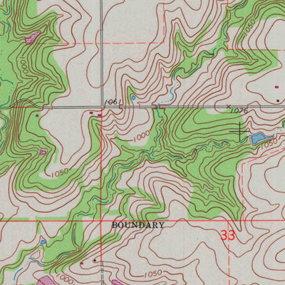 United States Geological Survey Ottawa NW, KS (1965, 24000-Scale) digital map