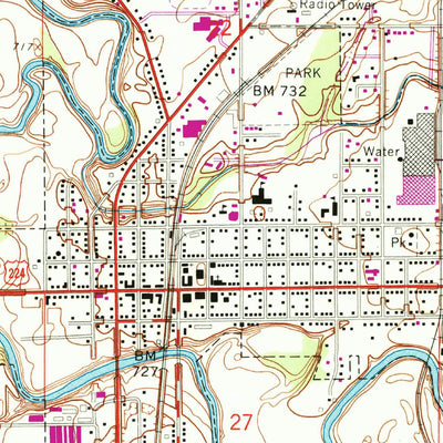 United States Geological Survey Ottawa, OH (1960, 24000-Scale) digital map