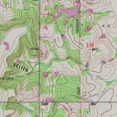 United States Geological Survey Ottawa South, KS (1956, 24000-Scale) digital map