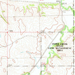 United States Geological Survey Otter Creek East, ND (1980, 24000-Scale) digital map